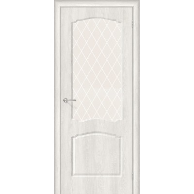 Межкомнатная дверь Винил Альфа-2 Casablanca   White Сrystal