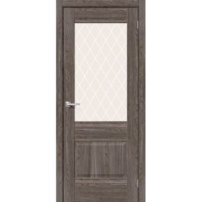 Межкомнатная дверь Хард Флекс Прима-3 Ash Wood   White Сrystal