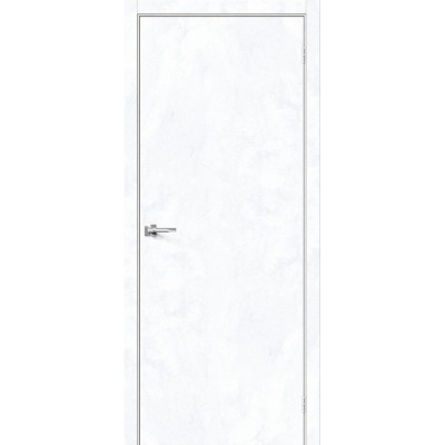 Межкомнатная дверь с экошпоном Браво-0 Snow Art
