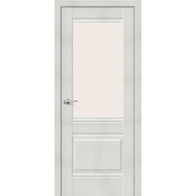 Межкомнатная дверь с экошпоном Прима-3 Bianco Veralinga   Magic Fog