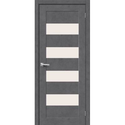 Межкомнатная дверь с экошпоном Браво-23 Slate Art   Magic Fog