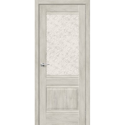 Межкомнатная дверь с экошпоном Прима-3 Chalet Provence   White Сross