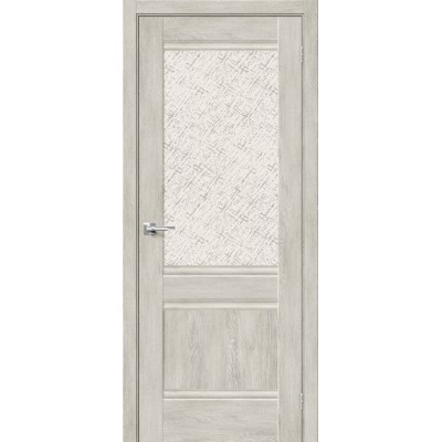 Межкомнатная дверь с экошпоном Прима-3.1 Chalet Provence   White Сross
