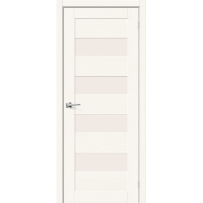 Межкомнатная дверь с экошпоном Браво-23 White Wood   Magic Fog