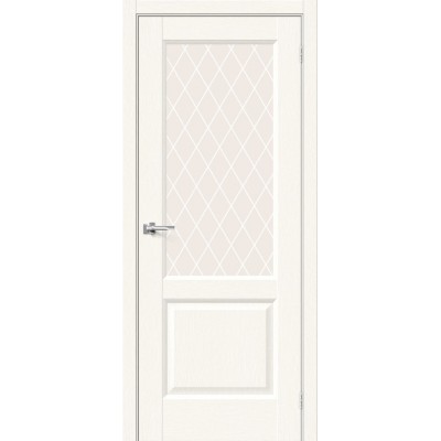 Межкомнатная дверь с экошпоном Неоклассик-33 White Wood   White Сrystal