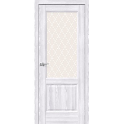 Межкомнатная дверь с экошпоном Неоклассик-33 Riviera Ice   White Сrystal