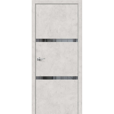 Межкомнатная дверь с экошпоном Браво-2.55 Look Art   Mirox Grey