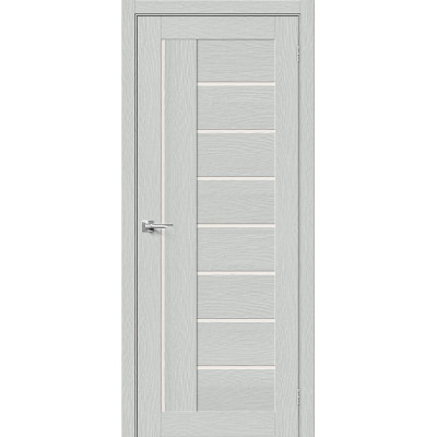 Межкомнатная дверь с экошпоном Браво-29 Grey Wood   Magic Fog
