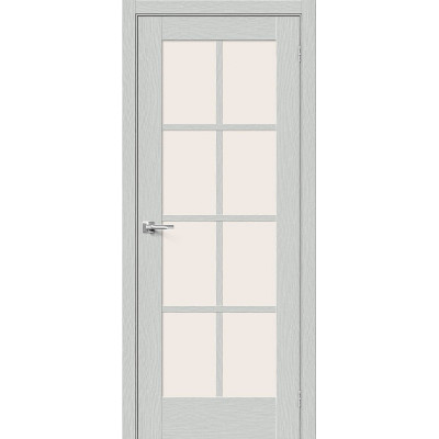 Межкомнатная дверь с экошпоном Прима-11.1 Grey Wood   Magic Fog