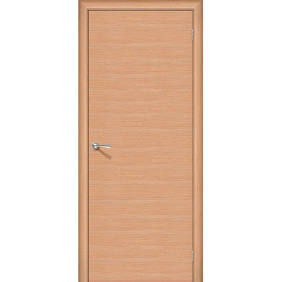 Межкомнатная шпонированная дверь Соло-0.H Ф-05 (Дуб)