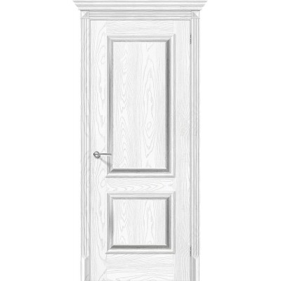 Межкомнатная дверь с экошпоном Классико-12 Silver Ash Silver Rift