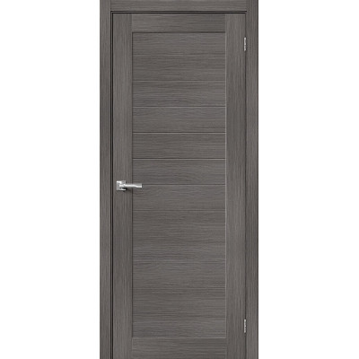 Межкомнатная дверь с экошпоном Порта-21 Grey Veralinga