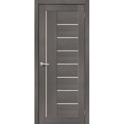 Межкомнатная дверь с экошпоном Порта-29 Grey Veralinga   Magic Fog