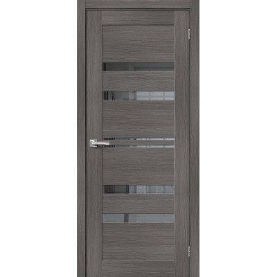 Межкомнатная дверь с экошпоном Порта-30 Grey Veralinga   Mirox Grey