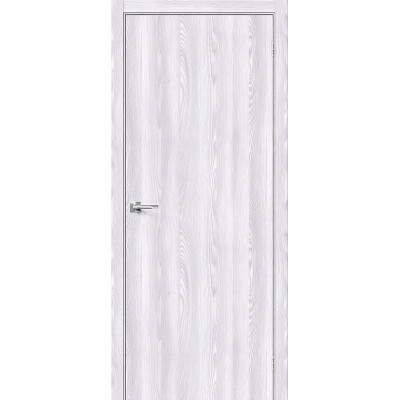 Межкомнатная дверь с экошпоном Браво-0 Riviera Ice