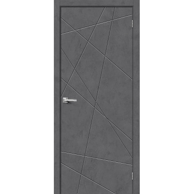 Межкомнатная дверь с экошпоном Граффити-5 Slate Art