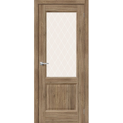 Межкомнатная дверь с экошпоном Неоклассик-33 Original Oak   White Сrystal
