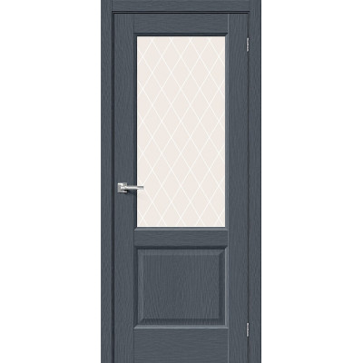 Межкомнатная дверь с экошпоном Неоклассик-33 Stormy Wood   White Сrystal