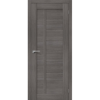 Межкомнатная дверь с экошпоном Порта-26 Grey Veralinga