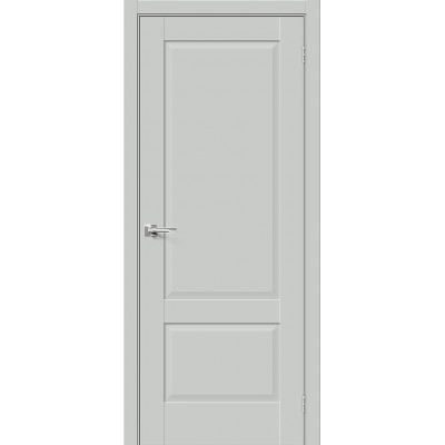 Межкомнатная дверь Эмалит Прима-12 Grey Matt