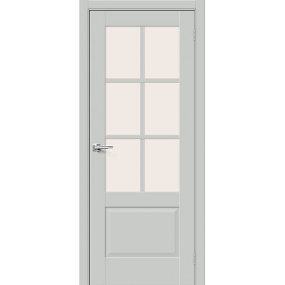 Межкомнатная дверь Эмалит Прима-13.0.1 Grey Matt   Magic Fog