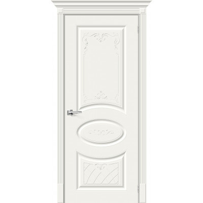 Межкомнатная крашеная дверь Скинни-20 Art Whitey