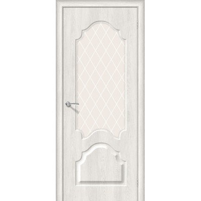 Межкомнатная дверь Винил Скинни-33 Casablanca   White Сrystal