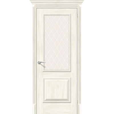 Межкомнатная дверь с экошпоном Классико-13 Nordic Oak   White Сrystal