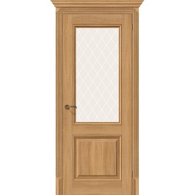 Межкомнатная дверь с экошпоном Классико-33 Anegri Veralinga   White Сrystal